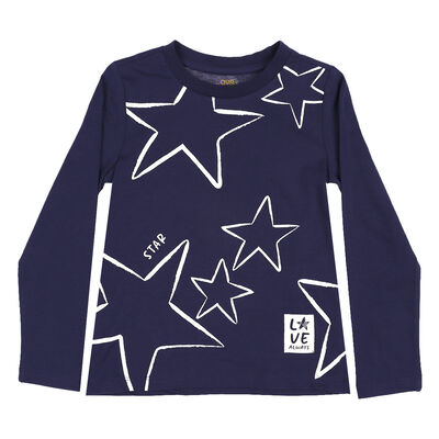 Playera Estrellas Algod&oacute;n Casual Manga Larga OVS para Ni&ntilde;a