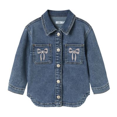 Chamarra Denim con Bolsillos Name It para Ni&ntilde;a