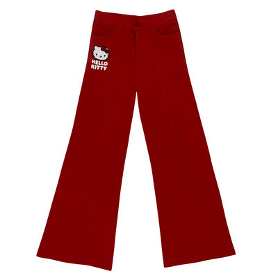 Pantal&oacute;n Flare con Dise&ntilde;o Hello Kitty para Ni&ntilde;a