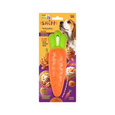 Juguete Zanahoria Con Aroma Sniff Grande