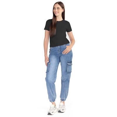 Playera Basica Manga Corta Forever  21 Para Mujer Junior