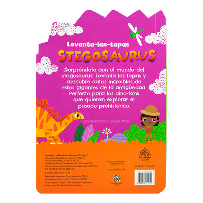 Levanta las tapas stegosaurus