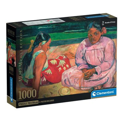 Rompecabezas Clementoni 1000 Piezas Museo Mujer Tahit