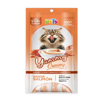 Yummy Creammy Para Gato Salm&oacute;n