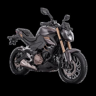 Motocicleta Deportiva Negra Motor 450c 2026