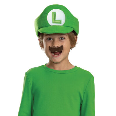 Kit de Sombrero de Luigi con Bigote Unitalla DISGUISE