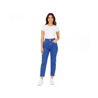 Jeans Tobillero Corte Semi Recto Jean Berona Para Mujer Petite