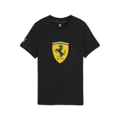 Playera negra Ferrari Big 632802 01 P Junior PUMA