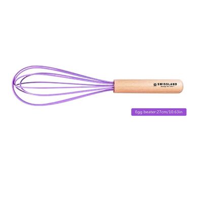 Batidor Morado De Silic&oacute;n Con Madera Swl0589batmo Swissland