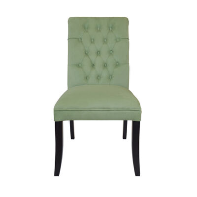 Silla Rey Velvet Green Vintage Home