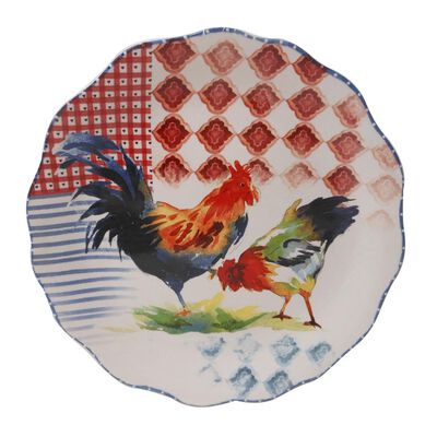 Plato Extendido Rooster Vintage Home