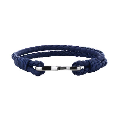 Pulsera De Acero Y Piel Kpenko