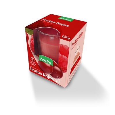 Vela Frutos Rojos 30 Hrs 120 G Tenka
