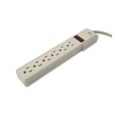 Supresor de Picos Smartbitt 6 Contactos 2 USB