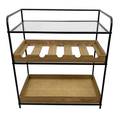 Rack Para Vino Black Cub Base Concepts Life