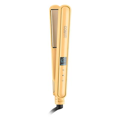 Alaciadora 1" Doble Ceramica Amarilla Conair
