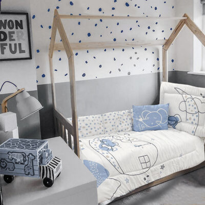 Juego de Cuna 70x130 Polo One By Inbed Color Az&uacute;l