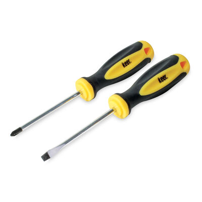 Santul 6672 Juego De 2 Desarmadores, Mango Bimaterial Cabinet 1/4" X 4"