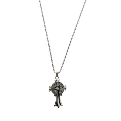 Cadena Eslab&oacute;n Cruz H Aktuales para Hombre