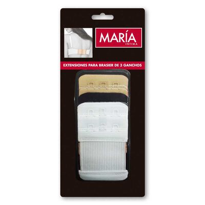 Extensiones Para Brassiere 3 Ganchos Maria Intima para Mujer