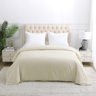 Funda N&oacute;rdica Individual Beige HOME&DETAILS
