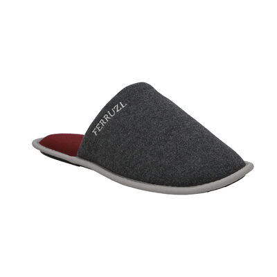 Pantufla Destalonada Ferruzi Gris para Hombre