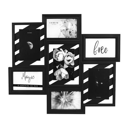 Portarretrato Rectangular Negro Quadrum