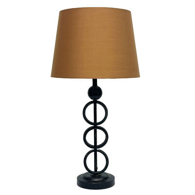 L&aacute;mpara De Mesa Iron Ring Vintage Home