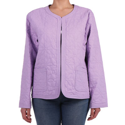 Chamarra Ligera Floral Capitonado Alfred Dunner para Mujer