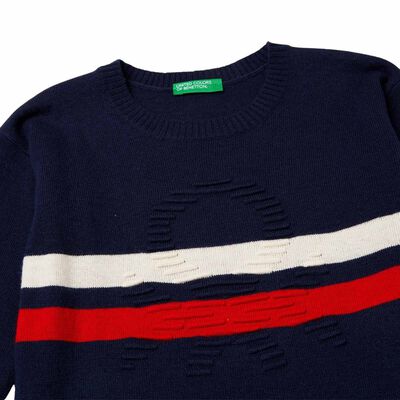 Sueter para ni&ntilde;o cuello redondo marca benetton