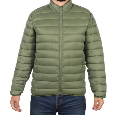 Chamarra Capitonada Verde Acolchada Ligera J.OPUS Hombre
