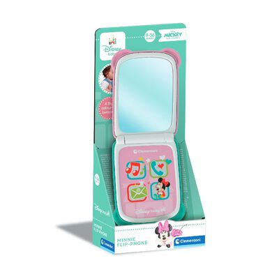 Disney Baby Minnie Tel Fono Flip Clementoni