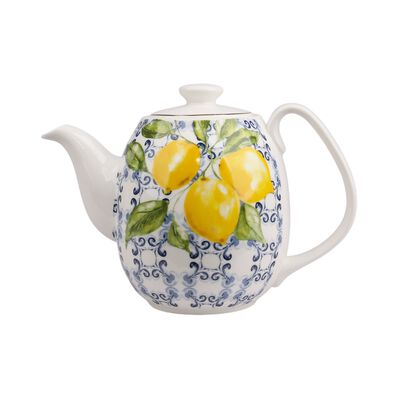 Tetera Ceramica Dise&ntilde;o Limones Home & Detallails