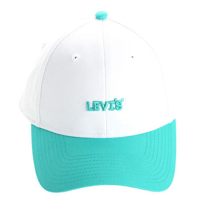 Gorra Blanca y Verde Agua Truker Logo Bordado Levi's Unisex