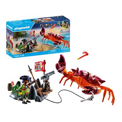 Batalla Con El Cangrejo Gigante Playmobil