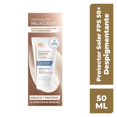 Ducray Melascreen Fluido Protecci&oacute;n Solar FPS 50+ 50 ml