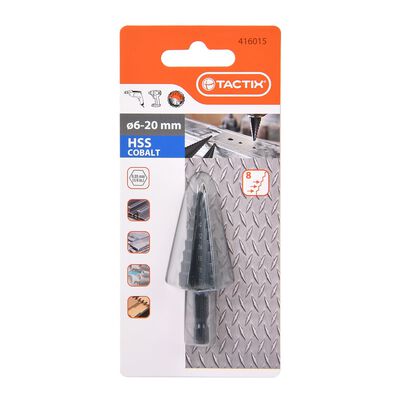 Broca Escalonada HSS- Cobalto 6-20x2 Tactix