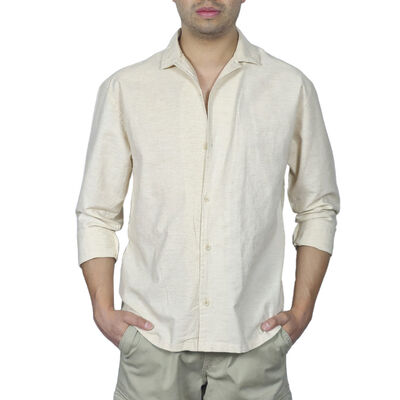 Camisa Casual O'Neill Beige Manga Larga para Hombre