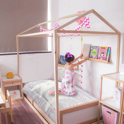 Juego de Cuna Estrella 70x100 Polo One By Inbed Color Rosa