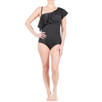 Traje de Ba&ntilde;o Entero Asim&eacute;trico con Volante Okidow Mujer