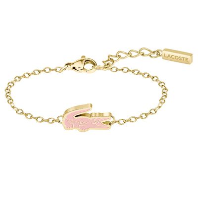 Pulsera Cocodrilo Mujer Cutie Croc 22 Acero Dorado