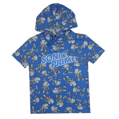 Sudadera Manga Corta y Capucha Sonic para Ni&ntilde;o