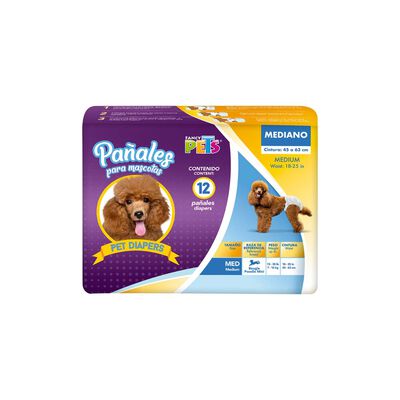 Pa&ntilde;al Med Para perro 12 Pz Fancy Pets