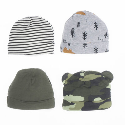 Juego 4 gorros para beb&eacute; Gerber