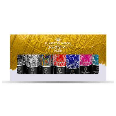 &nbsp;Estuche Yuliia Mezcal 7 Botellas Con 50Ml