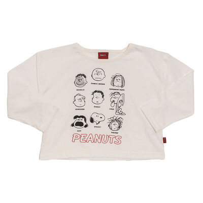Playera de Manga Larga Snoopy para Ni&ntilde;a
