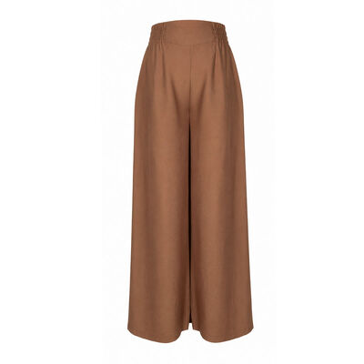 Pantal&oacute;n de maternidad liso de pierna ancha Doma para mujer