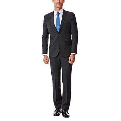Saco Slim Fit Modelo elo Hz70295Ox Gris Oxford Haggar Para Hombre