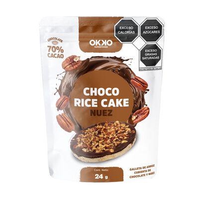 &nbsp;Galleta Arroz Chocolate Nuez Okko 24G
