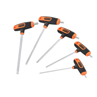 Juego de 5 Llaves Hexagonales Tactix Fraccionales en T
